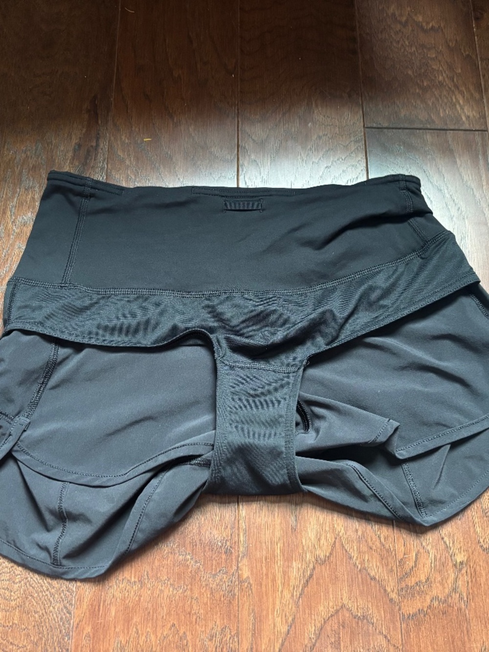 Classic Lululemon Speed Short High Rise 6 Black Run Lift Hike - Picture 13 of 13